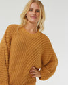 Classic Surf Knit Crew - Light Brown