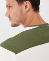 Copley T-Shirt - Olive/White