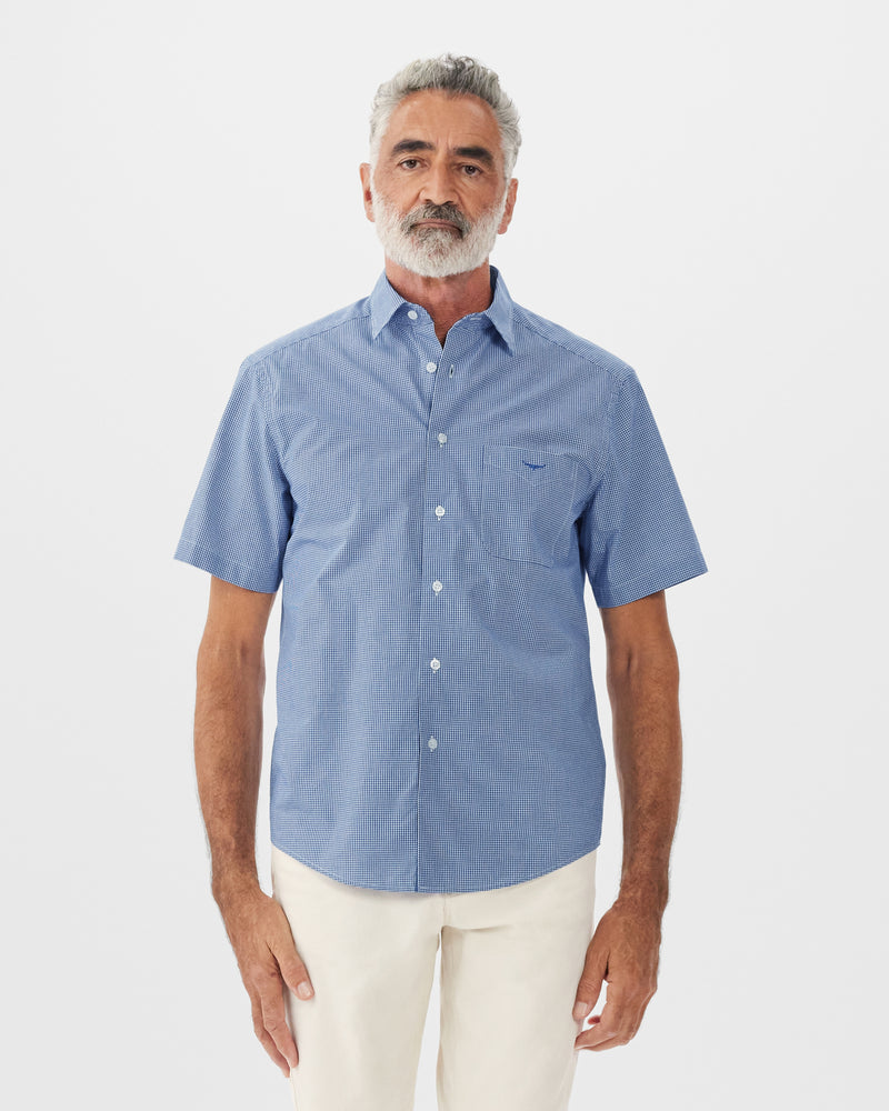 Hervey Shirt - Blue//White
