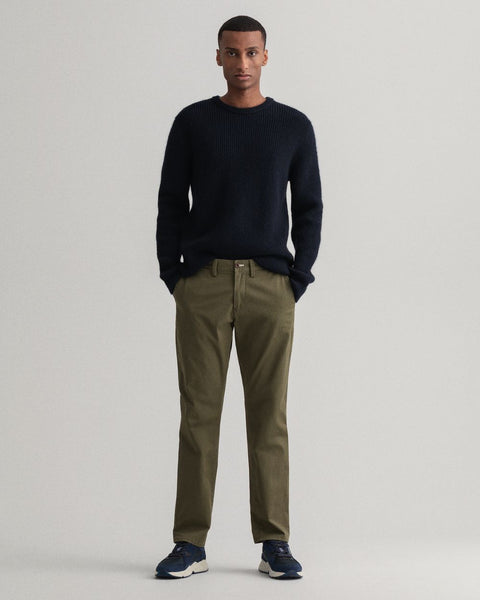 Green sweater khaki on sale pants