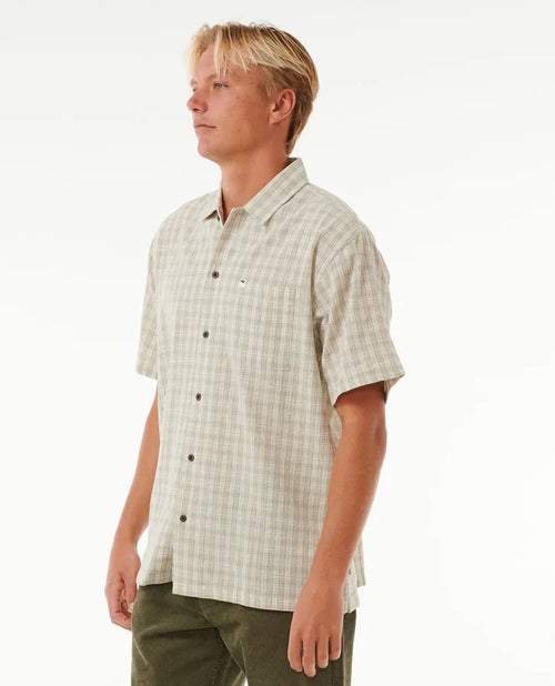 Classic Surf Check S/S Shirt - Bone