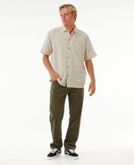 Classic Surf Check S/S Shirt - Bone