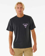 Fade Out Icon Tee - Black/Purple
