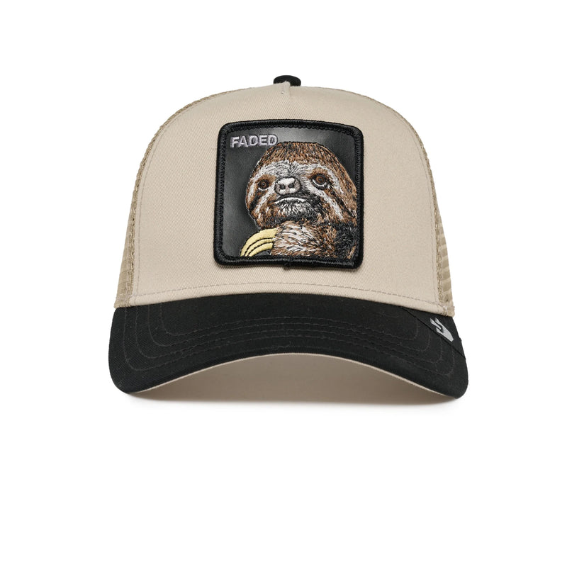 The Faded Sloth - Black/Beige