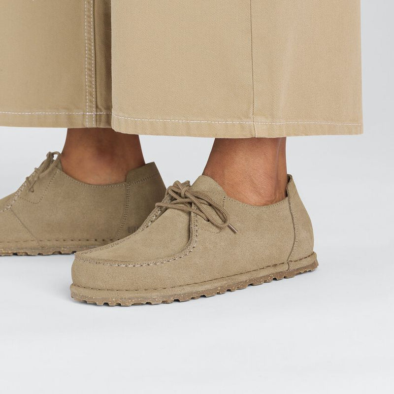 Utti Lace Suede Leather - Grey Taupe