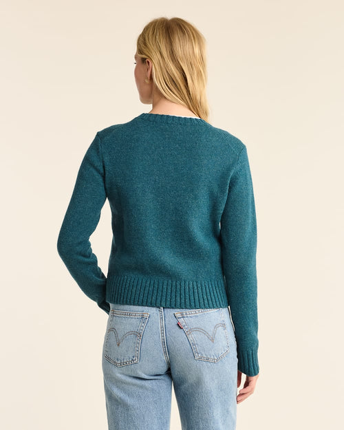 Relaxed Shetland Crew - Womens