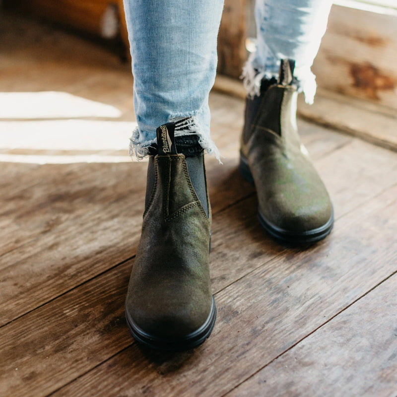 1615 Dark Olive Suede The Bounty Shop