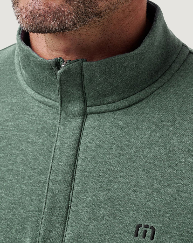 Cloud Quarter Zip 2.0 - Heather Balsalm