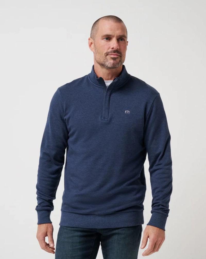 Cloud Quarter Zip 2.0 - Heather Blue