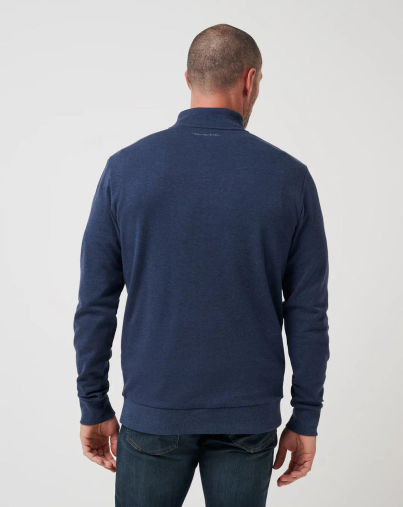 Cloud Quarter Zip 2.0 - Heather Blue