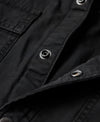 Canvas Workwear Overshirt - Black