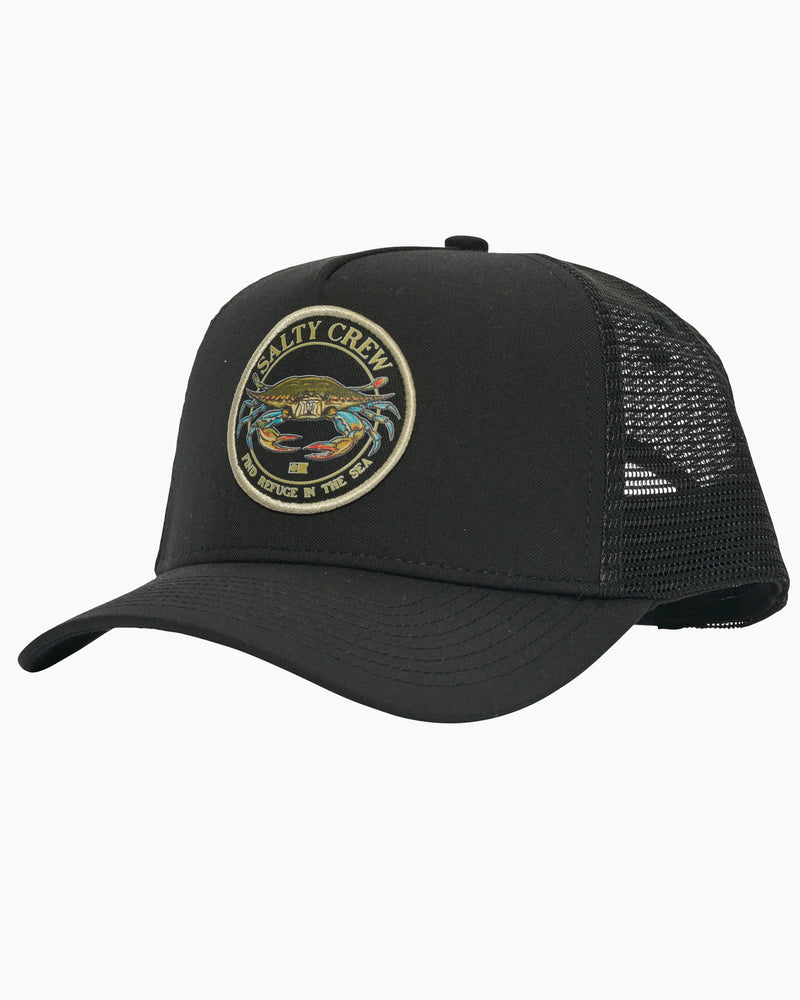 Jimmy 5 Panel Trucker Cap - Black