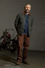Durham Waxed Canvas Jacket - Washed Black