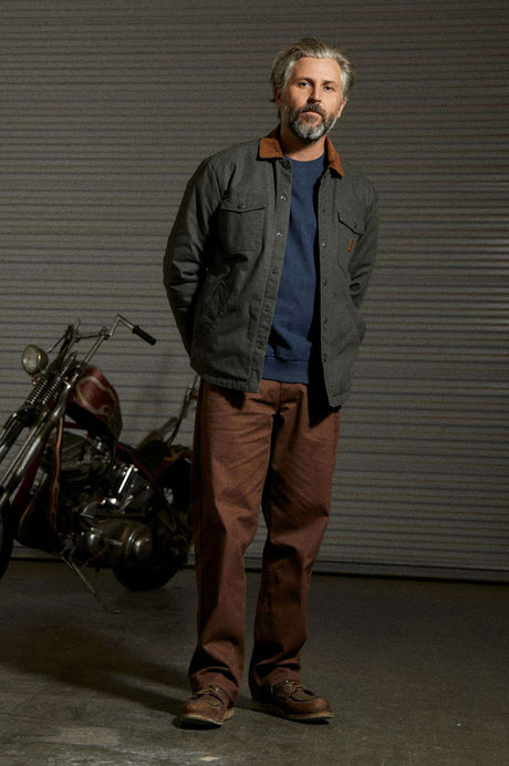 Durham Waxed Canvas Jacket - Washed Black