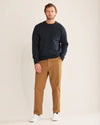 Shetland Wool Crew - Indigo Heather
