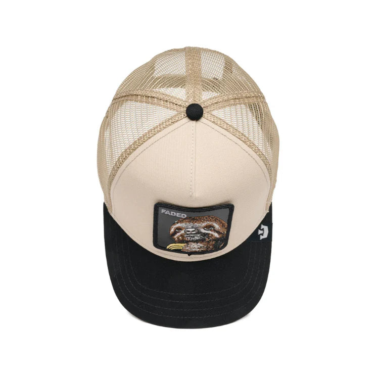The Faded Sloth - Black/Beige
