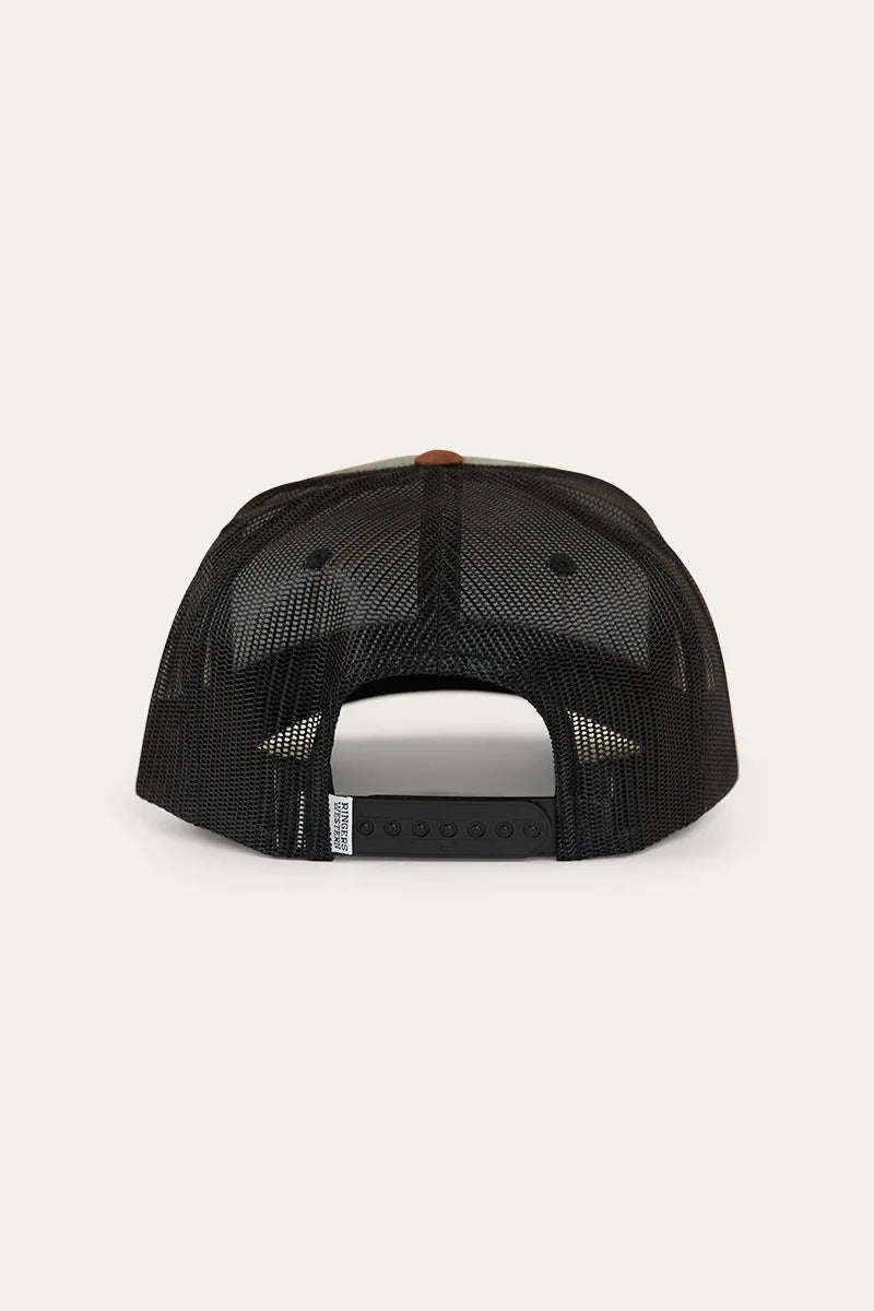 Wheatbelt Wool Trucker Cap - Camo/Choc