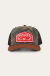 Wheatbelt Wool Trucker Cap - Camo/Choc