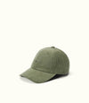 Mini Longhorn Cord Cap - Moss