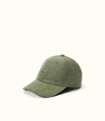 Mini Longhorn Cord Cap - Moss