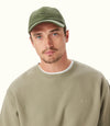 Mini Longhorn Cord Cap - Moss