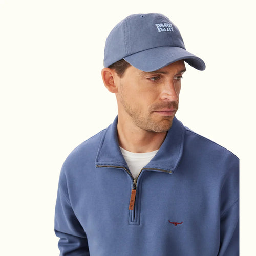 Branded Twill Cap - Blue