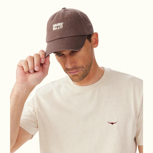 Branded Twill Cap - Hot Fudge