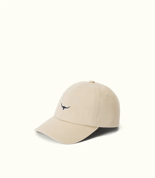 Mini Longhorn Twill Cap - Ecru