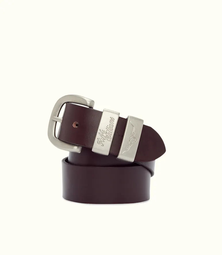 1 1/2" Solid Hide Belt - Chestnut