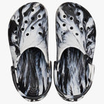 Classic Marbled Clog - White/Black