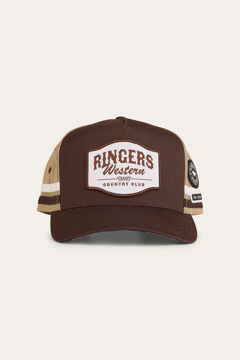Country Club Deep Fit Trucker - Saddle Brown