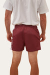 Ringers Footy Shorts - Burgundy