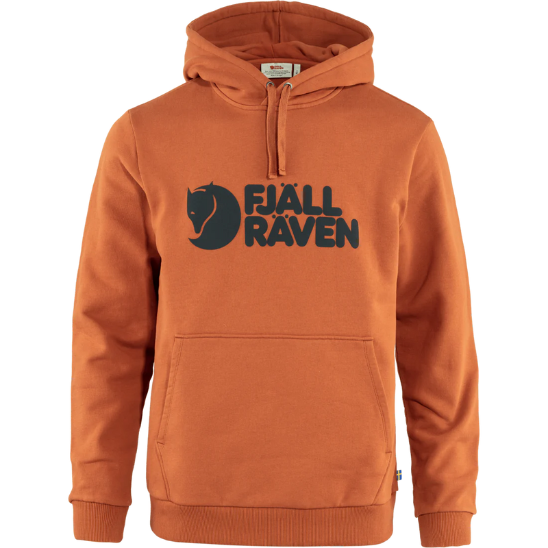 Fjallraven Logo Hoodie - Terracotta Brown