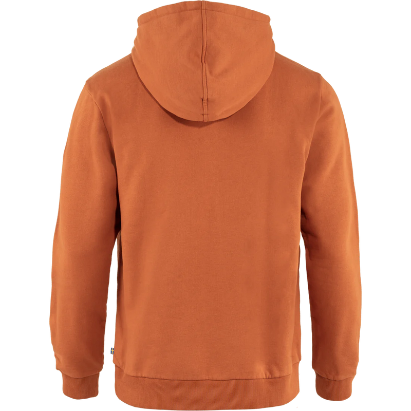 Fjallraven Logo Hoodie - Terracotta Brown