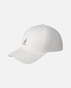 Washed Baseball Cap - White