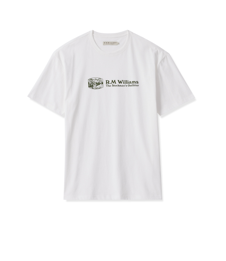 Outfitter Tee - White and Green