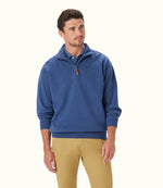 Mulyungarie 1/4 Zip Sweatshirt - Blue Marle