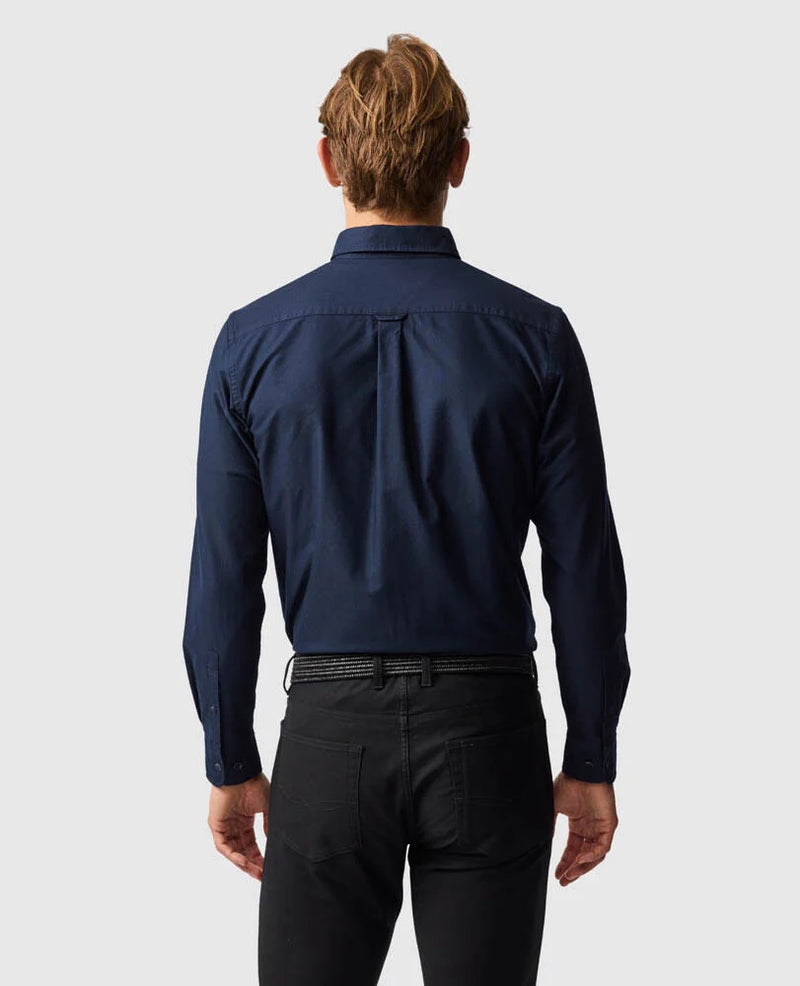 Gunn Oxford Sports Fit Shirt - Eclipse