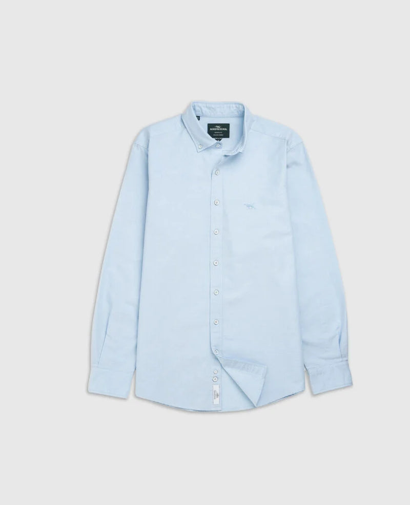Gunn Oxford LS Shirt - Powder Blue
