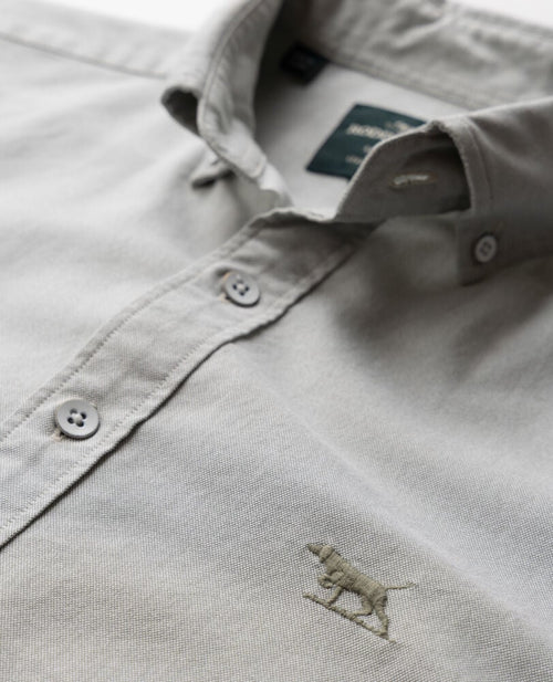 Gunn Oxford Sports Fit Shirt - Thyme