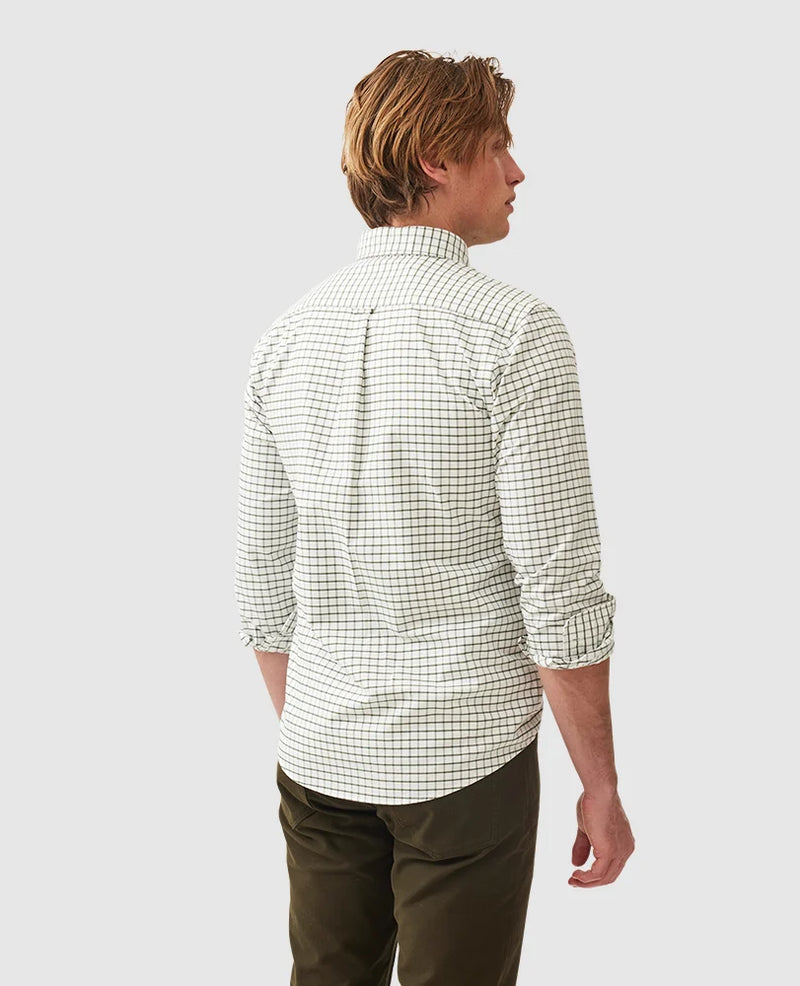 Gunn Check Oxford 3 - Fern