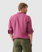Coromandel Linen Shirt - Berry