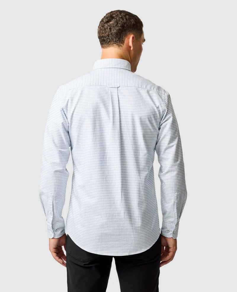 Gunn  Check Oxford 5 - Dusk Blue