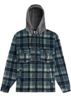 Hermosa Hooded Shirt - Smokey Jade