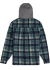 Hermosa Hooded Shirt - Smokey Jade