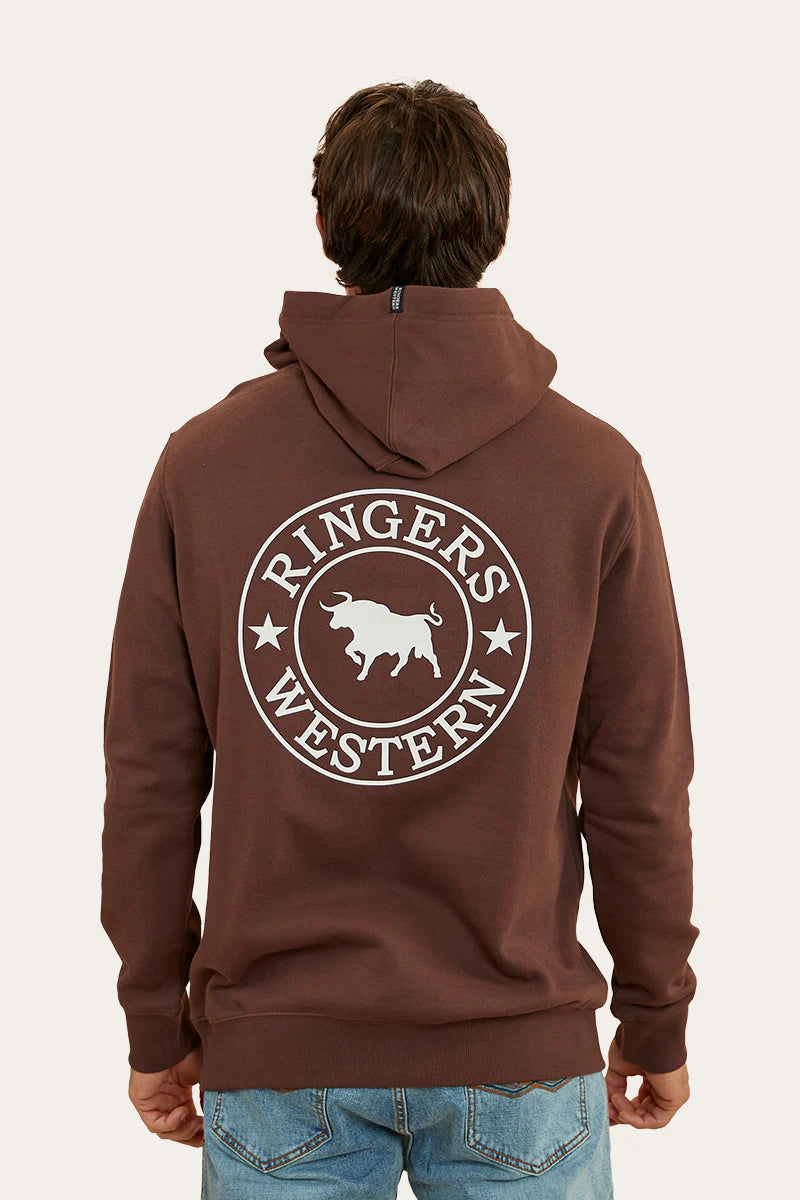 Signature Bull Hoodie - Chocolate/Dark Sand