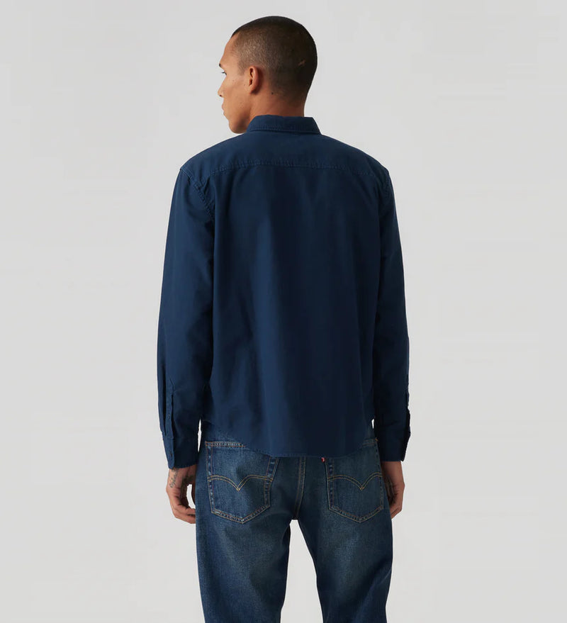 Authentic Button Down - Lucio Navy Blazer