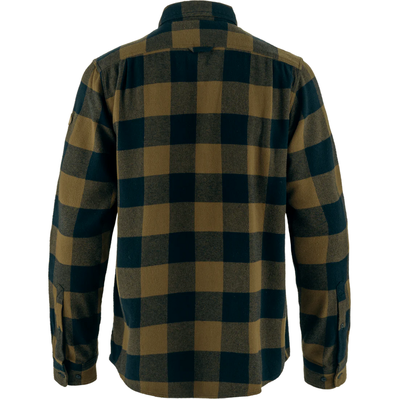 Ovik Heavy Flannel Shirt - Wood Brown