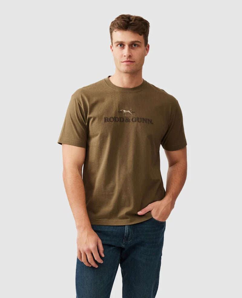 The Peaks Logo Tee - Olive