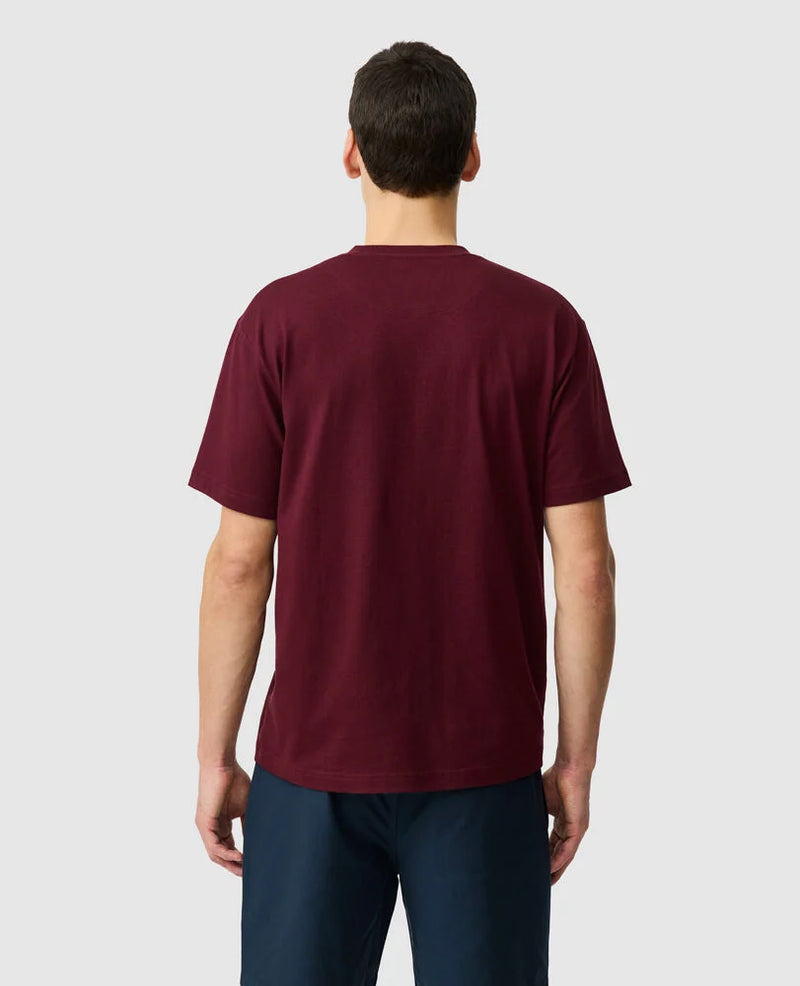 The Peaks Logo Tee - Oxblood